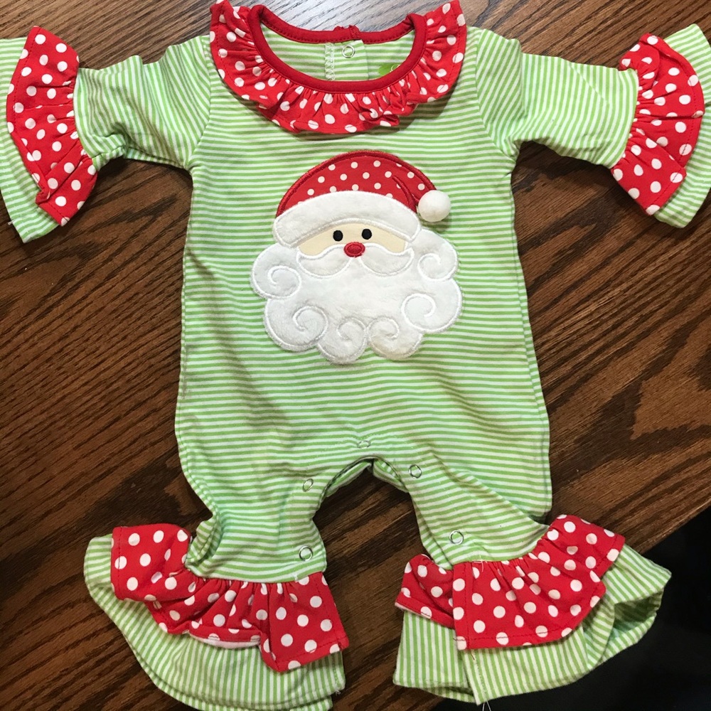 Infant Santa outfit.